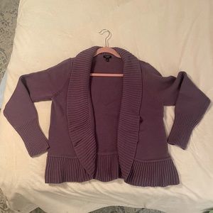 Dusty purple cardigan